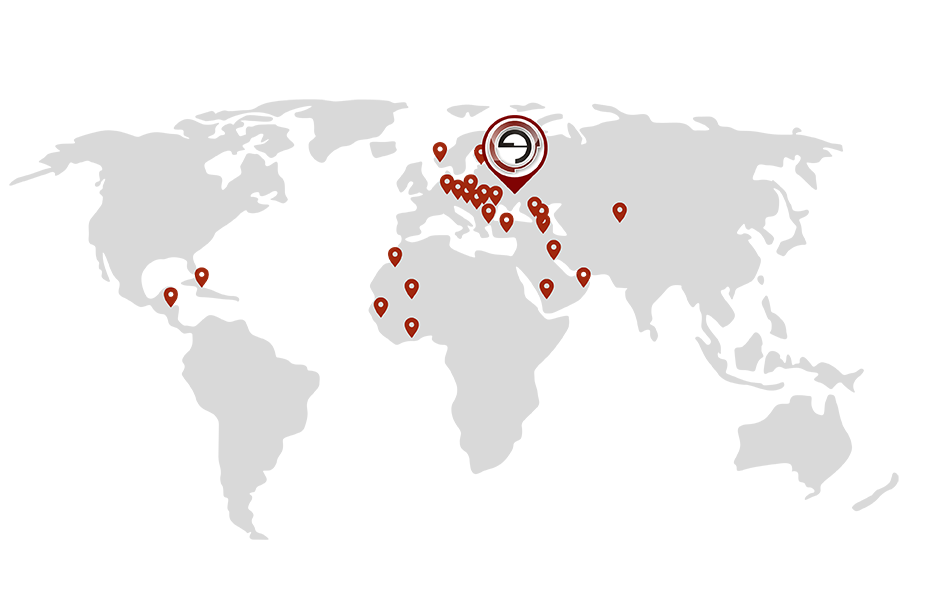 OUR MAIN PARTNERS World MAP